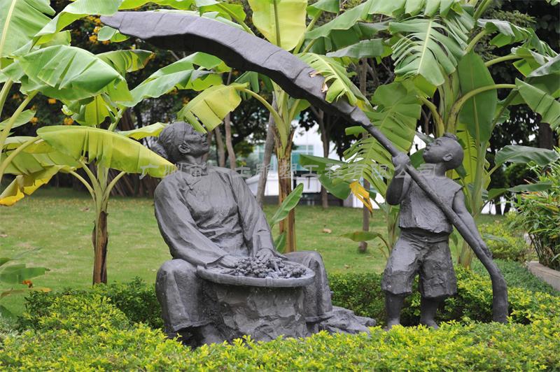 《揀中藥》廣州市廣東省中醫(yī)院2009年 材料 鑄銅 尺寸 2米×2.4米.JPG